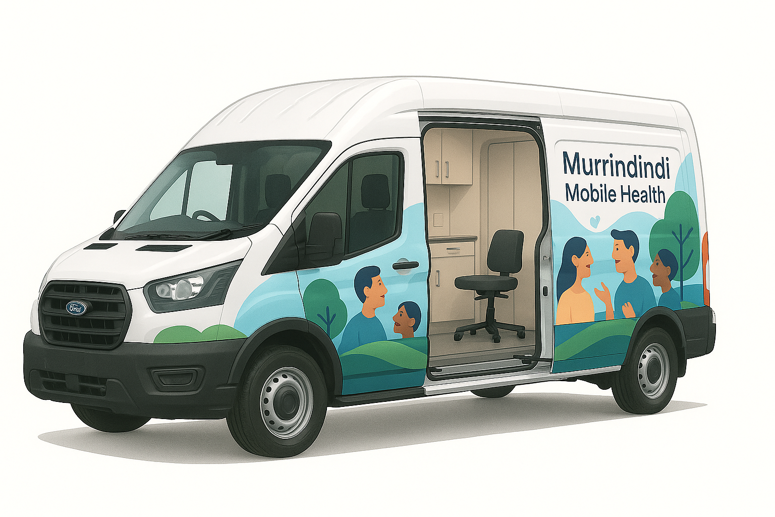 Mobile Health Clinic Concept Image